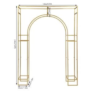 Gold Wedding Arches