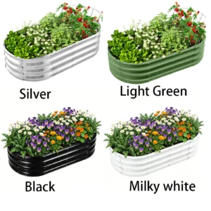 Galvanized Raised Garden Bed Outdoor